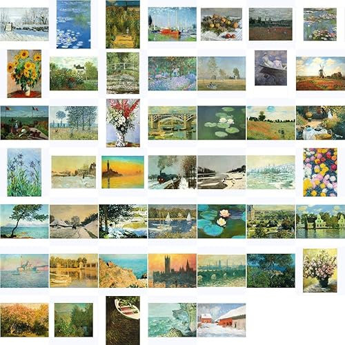 postkarten-universum.de Kunstkarten-Komplett-Set Claude Monet