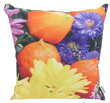 CB Home & Style Outdoor Garten Kissen Herbstkissen Herbstdeko Outdoorkissen Wasserabweisend 45x45cm mit Füllung (Herbst 13)
