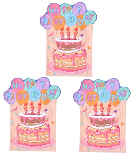 Warmhm Husse Geburtstag Kinder 3 Stück Geburtstags Stuhlbezug Geburtstags Esszimmerstuhl Bezug Geburtstagskuchen Stuhlbezug Party Alles Zum Geburtstag Stuhl Rückenbezug Geburtstagsstuhl Geburtstags