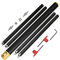 QPWYSH Chisels, Wood Turning Tools 4Pcs Set Carbide Wood Lathe Turning Tool Set Detailer Hollower Rougher Finisher with Diamond Round Square Carbide Inserts&Adjustable Length Interchangeable Handle