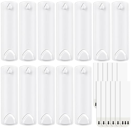 12Pcs Command Picture Hangers, Hang Pictures On Wall Without Nails, Command Sawtooth Picture Hangers with Removable Adhesive Strips