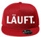 Baumwolle Läuft Baseball Cap, Basecap - Unisex Kappen, Sport, Reisen, Style - Baseballkappe Kappe, Mütze (408-Cap5P-7Rot)