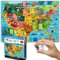 ACTRINIC Think2Master Colorful United States Map 1000 Pieces Jigsaw Puzzle for Kids 12+, Teens, Adults & Families. Great Gift for stimulating Interest in The USA Map. Size: 26.8” X 18.9”