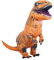 Rafalacy Aufblasbares Dinosaurier-Kostüm für Erwachsene, T-Rex- und Jurassic-Kostüm, lustiges Halloween-Party-Kostüm, Kostümanzug Karneval Party Dino Kostüm