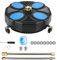 kowaku Pressure Washer Surface Cleaner 2 Extension Poles 16inch Power Washer Accessories for Parking Lots Ceramic Tile Corridor Walkways Cement