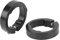 Tomotato Anillos de Bloqueo de Empuñaduras de Manillar de Bicicleta de 2 Uds, Abrazaderas de Bloqueo de Empuñadura de Bicicleta de Aleación de Aluminio para Manillares de Bicicleta de 22,2mm(Negro)