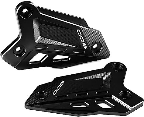 Modeer Pour kawasaki Z900 2018-2025 Z900SE 2022-2025 Moto CNC Repose-pieds Pédale Protecteur Pied Peg Talon Plaques Guard Cover z 900 se Accessoires (noir)