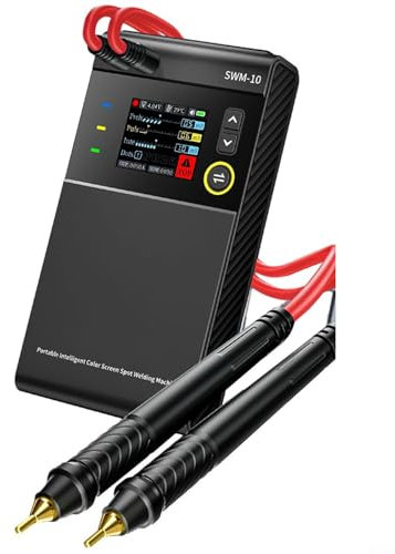 SWM-10 2In1 Saldatrice a punti portatile Testa di saldatura con chip di nichel e batteria al litio per realizzare pacchi batteria fai-da-te, per spessore di saldatura di 0,1-0,25 mm