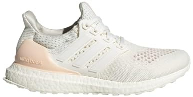 adidas Ultraboost 1.0 Damen-Laufschuh, Grau/Weiß/Blau, 10