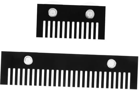 BESPORTBLE 2pcs Detachable Fish Overflow Comb for Aquarium Safe and Lightweight Water Accessory Fits Overflow Boxes Prevents Fish from Entering Unwanted Areas Cups