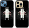 Wrazovk Schwarze TPU Hülle für iPhone 15 Plus,Fflqgrppc Lizjuhfnsj Original Weiche Silikonhülle iPhone Case Design [E00364]
