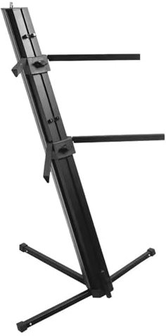 FSJMTQTS Keyboard Stand Electronic Piano Stand Universal Folding 88/76/61 Keyboard Shelf for Keyboards and Digital Pianos