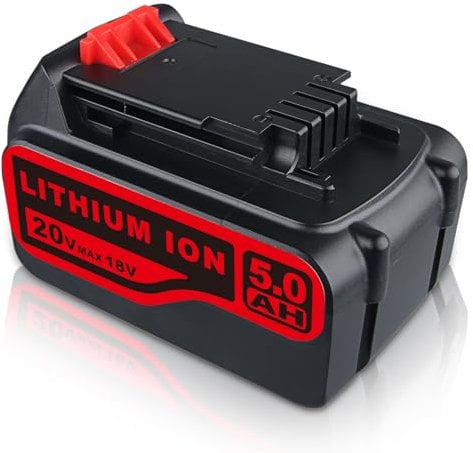 18V 5.0Ah LB2X4020 Li-ion Replacement for Black and Decker Battery Compatible with Black and Decker 18V Battery Cordless Power Tools