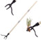 FitRepa Desherbeur Manuel, Extracteur de Mauvaises Herbes, 4 Griffes en Acier Haute RéSistance, pour DéTerrer Les Racines, Outils de Jardinage pour Jardin Et Pelouse