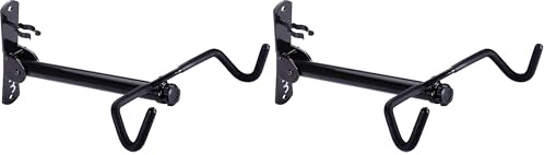 BBB Cycling Bike Wall Mounts I Bike Wall Hanger Road Bike and MTB I Bike Rack For Garage I Bicycle Wall Mount I WallMount BTL-93 (Pack of 2)