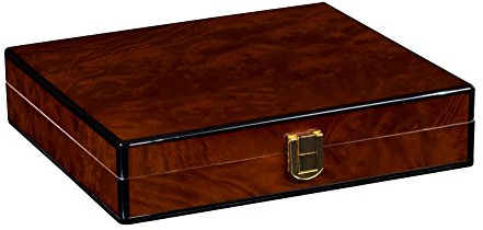 Daniel Marshall Desk-Travel Humidor in Precious Burl Private Stock Sale Humidor