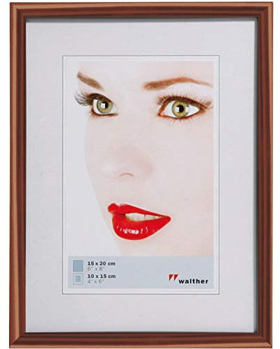walther design Bilderrahmen kupfer 15 x 20 cm Galeria Kunststoffrahmen KJ520H