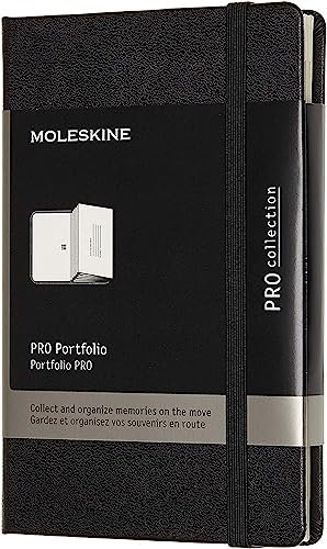 Moleskine Portfolio (Pocket/A6, 6 Fächer und Taschen, Hard Cover) schwarz