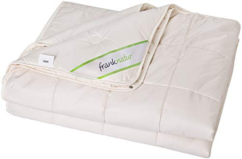 franknatur 4 Jahreszeiten Lyocell Bettdecke 200x200 mit Bio Baumwolle | Tencel Vierjahreszeitendecke, Bezug Bio-Baumwolle, atmungsaktive, temperaturausgleichend, waschbar, Oeko-TEX