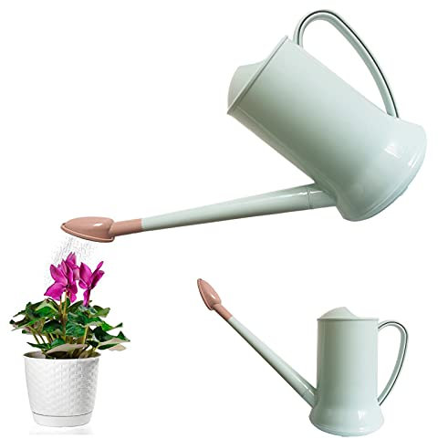 Regadera de 2 litros con caño Largo, de plástico, Desmontable, para Plantas, regadera, rociador de Agua Ligero, Botella de riego para Interiores, Exteriores, jardín, casa, Flor, Bonsai, Planta()