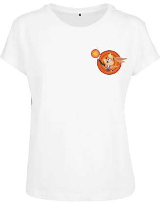 Mister Tee x Space Jam Damen Ladies Tune Squad Lola Box Tee, White, XS