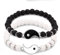 HLenyoy 2 Matching Yin Yang Verstellbare Schnur Armband Freundschaft Beziehung Freund Freundin Valentinstag Bester Freund Armbandder mit Geschenkkarte
