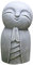 Fenteer Jizo Mönche Östliche Erleuchtung, Jizo-Statue, die Statue lächeln und beten, perfekte kleine Jizo-Buddha für Ihre Haus- oder Gartendekoration