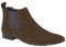 Silver Street London Stivaletti Chelsea alla moda da uomo, formali e casual, in pelle, taglie 7-12, Carnaby Pelle Scamosciata Marrone, 44 EU