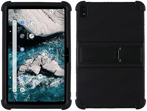 Für Nokia T20 Kinder Tablet Hülle Kickstand Silikon Schwarz