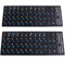 vepoty Russisch-englisch-Tastatur Aufkleber 2 Pcs Tastatur Ersatzaufkleber Für Home Office Jede Standard-Tastatur-Laptop-Tastatur