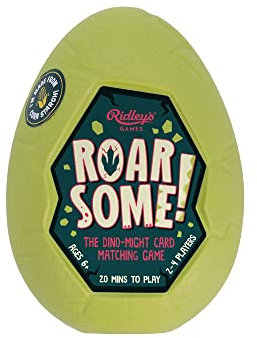 Ridley's | Roarsome! | Kid's Card Game | Ages 6+ | 2-4 Players | 20 Minutes Playing Time