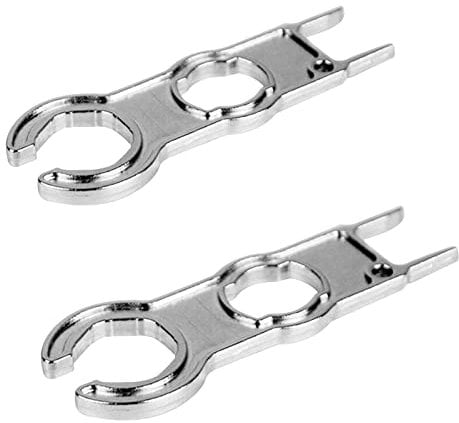 APOMOONS Schlüssel Spanner set Aluminium Werkzeug Schraubenschlüssel für PV Stecker, Steckbarer Montage Werkzeug für Stecker für Solarpanel-Kabel PV-Systemdraht und Steckverbinder (2Stück)