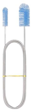 BOBOZHONG Aquarium Reinigungsbürste,155cm Flexibel Double Ended Aquarium Schläuche Filter Rohrbürste,Reiniger Pumpe Schlauchbürste,Spiral Reinigungsbürste für Aquarium(Blau)
