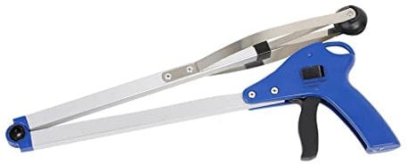 lmoikesz Herramienta de Alcance de Basura, recolector de Mano telescópico, Pinza Plegable Larga, Pinza de saneamiento de Suelo de Punto escénico para Mercado de jardín