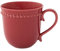 Easy Life Becher, Tasse Tiffany Burgundy rot rund 350ml aus Porzellan