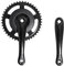 Kochenty Fahrrad Kurbel Set Single Speed 44T Kurbelset Aluminiumlegierung 170mm Kurbel Radfahren Teile