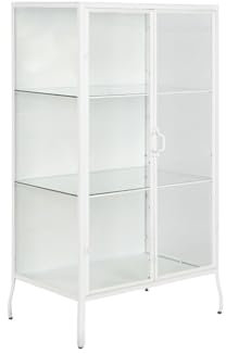 DKD Home Decor Vitrine en métal Verre 75 x 48 x 132 cm