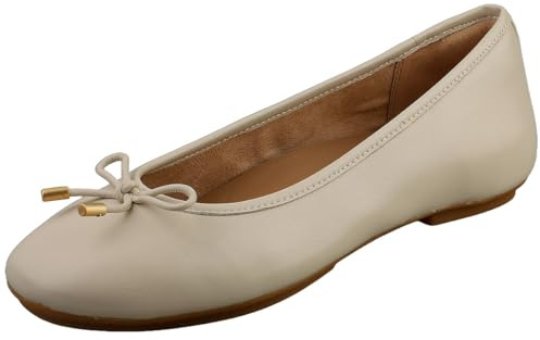 Fitflop Beige Delicato Leder Ballerina Flats