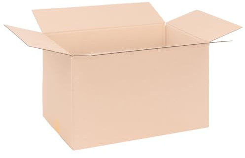 verpacking Faltkartons 500 x 300 x 300 mm KK 105 Braun [Größe und Stückzahl wählbar] 1-wellig große Kartons 400 Stück