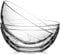 NUTRIUPS Lot de 3 saladiers en verre transparent de 20 cm (1,5 l)