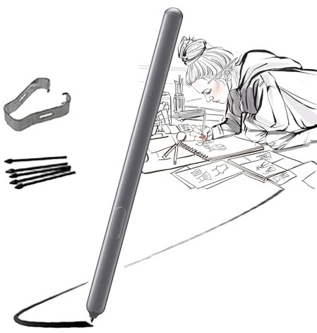 Galaxy Tab S6 Stylus Pen Reemplazo (sinBluetooth) para Samsung Galaxy Tab S6 SM-T860 T860 T865 T867 Stylus Touch S Pen (Gris Montaña)