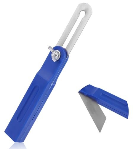 XPEX 1 Pezzi Squadrette Da Carpenteri,360° Falsa Squadra, Falsa Squadra Regolabile, Squadra Da Falegname Con Base In Plastica, 250 Mm(Blu)
