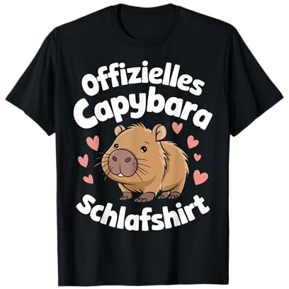Capybara Offizielles Capybara Schlafshirt T-Shirt