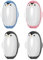 VARKAGE 4 Stück Pinguinform Fusselroller Kleidung Lint Roller Wiederverwendbare Fusselball Entferner Waschbarer Fusselentferner Tragbarer Klebriger Haarrollerball Für Kleidung Und Tierhaare,7,4×10,5cm
