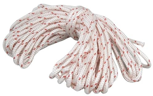 Cuerda de Arranque, 4 mm x 10 m Cuerda de Arranque de Retroceso, Cuerda de Srranque de Retroceso, Cortacésped Cable de Cuerda de Arranque, para Recortadoras de Hilo, Motosierras, Cortacéspedes