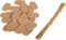 DVAURLIAN Kit de fixation pour brise-vue - Pinces de fixation en PVC résistant aux intempéries - Kit de fixation pour brise-vue (26, bambou)
