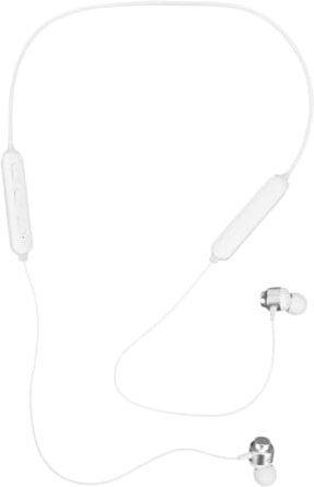 CIYODO Wireless Magnetic Earphones Neckband Stereo Earpiece, Dual Handle Halter Design, 10-hour Standby for Sports and Running, White
