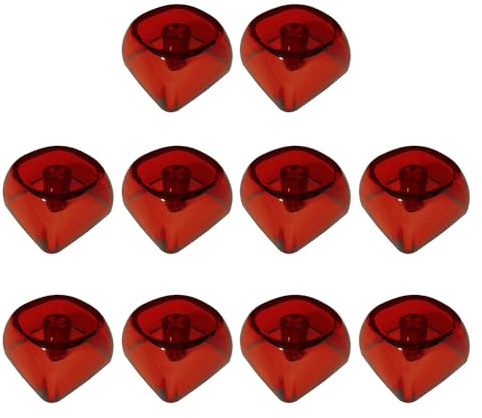 KieTeiiK Transparents Crystal Mechanical Keyboards Key Blanks Backlits Key Caps MOAs Profile for Switches 10Pcs MOA Profile Keycaps