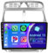 Android 15 Autoradio per Mercedes Benz C Class W204 S204 2007-2010 con Carplay Android Auto, 9 pollici HD TouchScreen Schermo Navigatore con Bluetooth WiFi GPS RDS FM Schermo diviso(C,2+32GB 8Core)