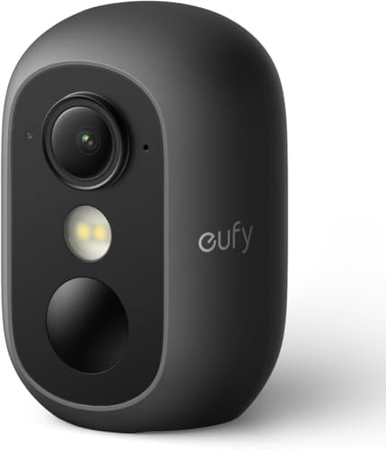 eufy Security Camera Outdoor Wireless,eufyCam C35 2 Pack with HomeBase Mini | Indoor Camera,Magnetic Mount,Colour Night Vision,No Monthly Fee,Solar Panel Compatible,Facial Recognition,Local Storage,Black